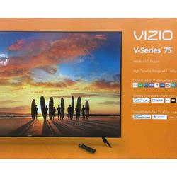 VIZIO 75" Class 4K UHD LED SmartCast Smart TV HDR V-Series (V755-J04)
