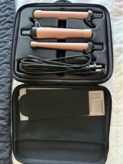 Beachwaver Rotating Curling Iron Set w/ 3 Interchangeable Barrels - New