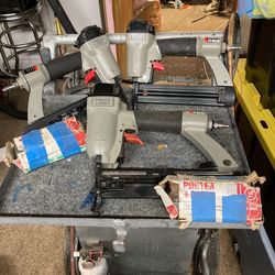 Porter Cable Air Nailers. Comes With Inch And Half And 2 Inch Nails