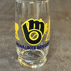Milwaukee Brewers Vintage Juice Glass 