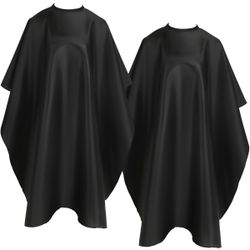 2 Pack Barber Hair Cut Cape Hairdressing Salon Cape for Hair Styling Dyeing