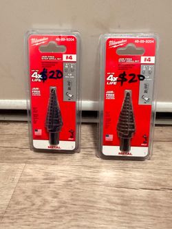 Milwaukee #4 Jam-Free Step Drill Bit – 2 Pack
