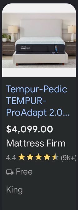 Tempur pedic ProAdapt 2.0 California king