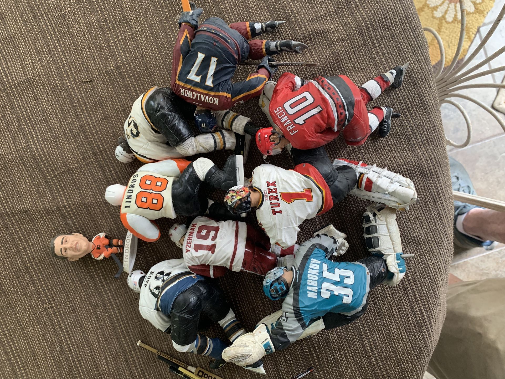 Lot Of 6”+ Sports Figurines With Stands