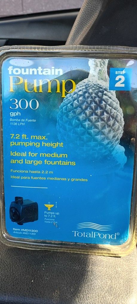 7.2 Fountain Pump For Large Fountain