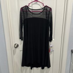 Simple black dress