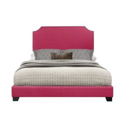 Pink king size bed frame