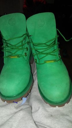 Green tims brand new size 7