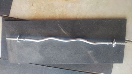 Ez curl 1" barbell
