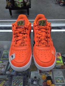Nike Air Force 1 Low (GS) Just Do It Edition Orange Size 6.5Y A03977-800