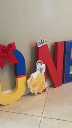 Birthday party or baby shower custom themed letters