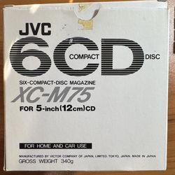 JVC 6 Disc Magazine XC-M75 Set Of 4. (4) Complete Magazines