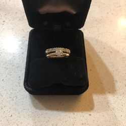 Diamond Engagement And Wedding Band