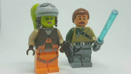 Custom Lego Star Wars Rebels Hera & Kanan Minifigure Set