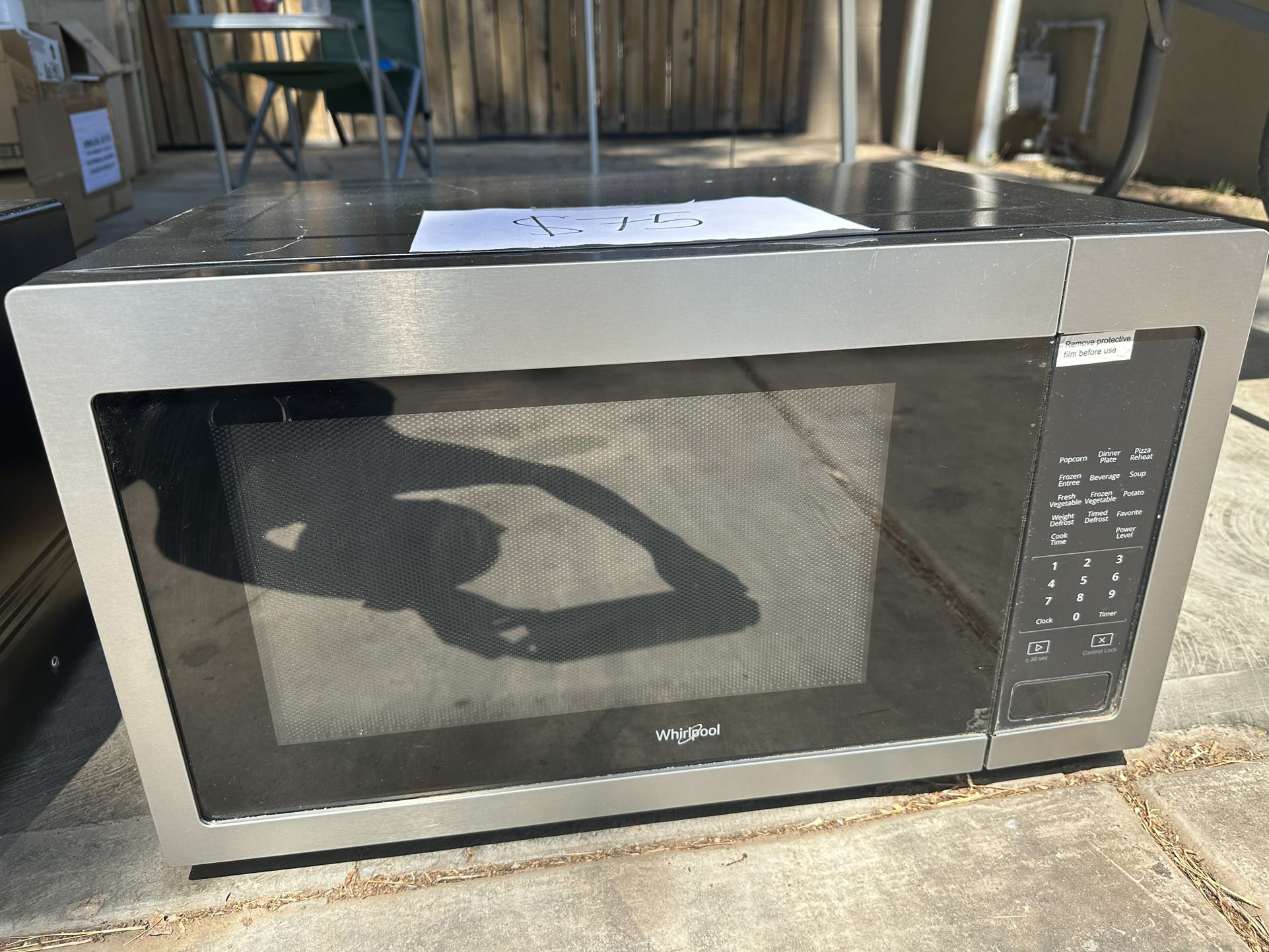 Whirlpool Over The Counter Microwave 