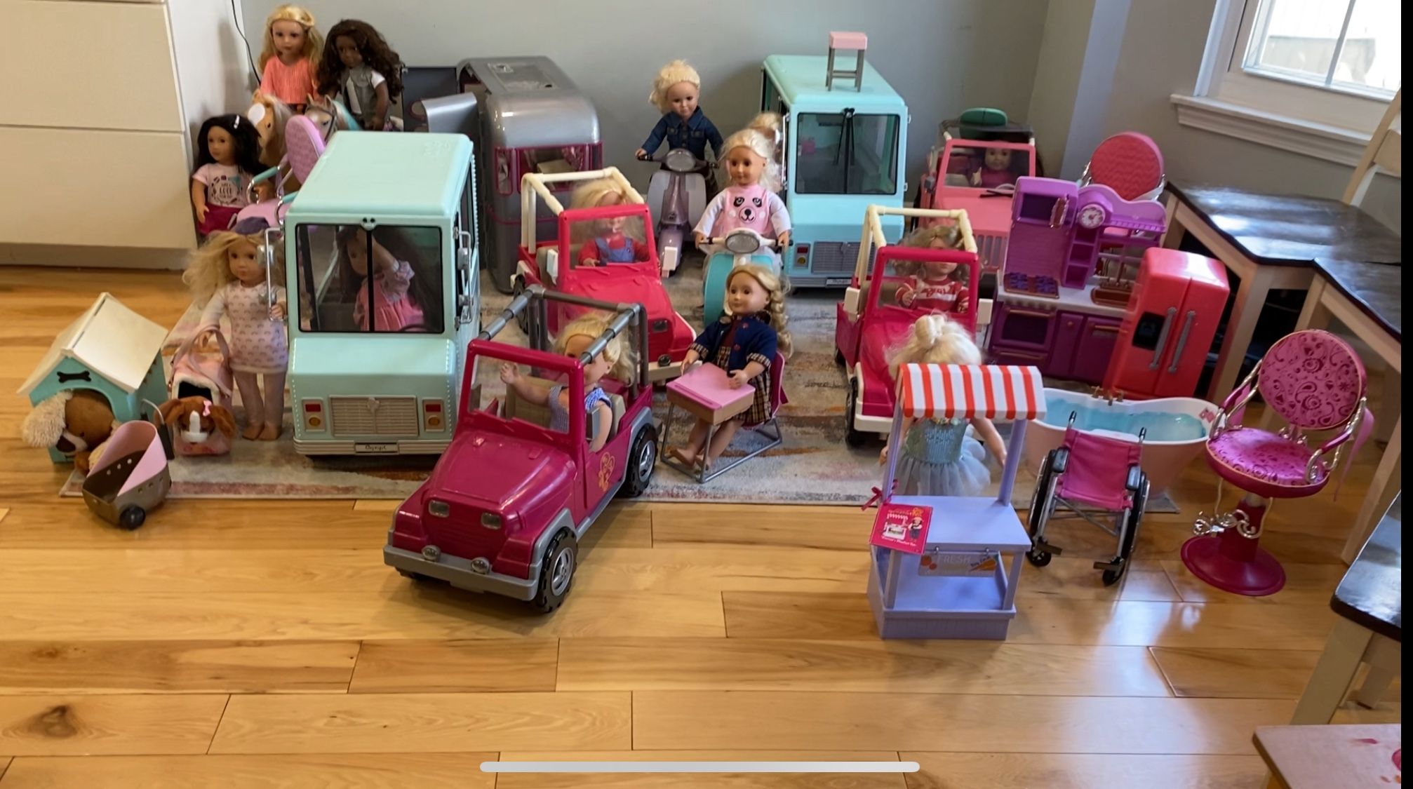 Lot of Our Generation 18” Dolls, Toys & accessories - Sold in Sets- Please READ