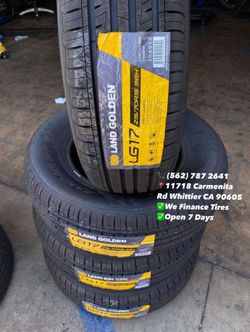 215/70R15 Land Golden Set of Tires Installed and Balanced Set de Llantas Nuevas Instaladas y Balanceadas