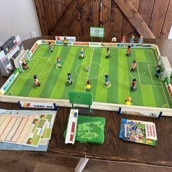 Playmobil Soccer Field Set(4700) + Electronic Score Board(working)