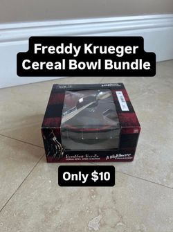 NEW Freddy Krueger Cereal Bowl Breakfast Bundle (1 Available)