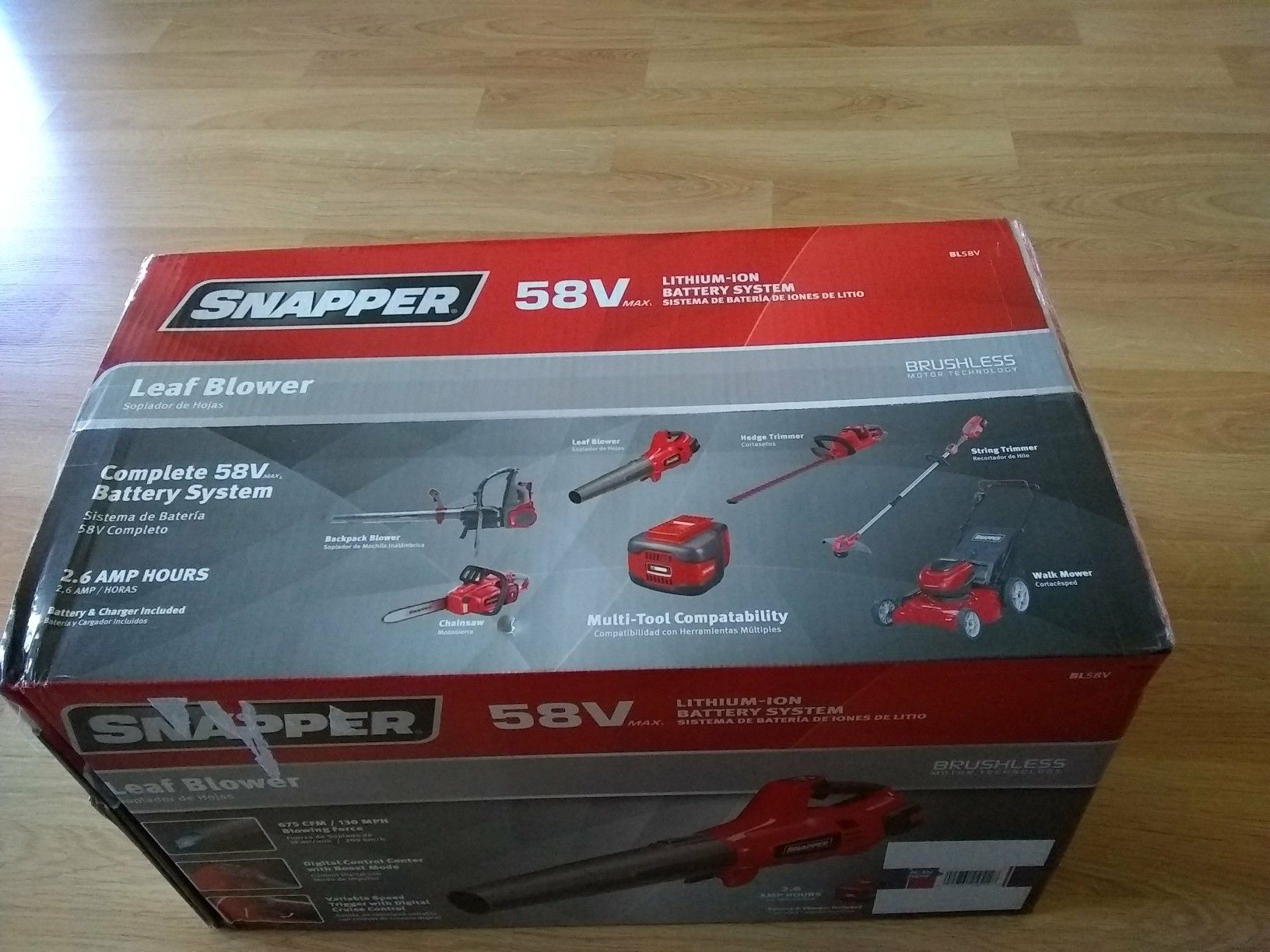 Snapper cordless leaf blower BRAND NEW IN BOX