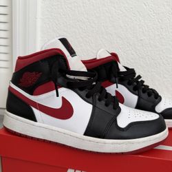 Great Condition Nike Air Jordan 1 Mid ‘Gym Red/Black/White’