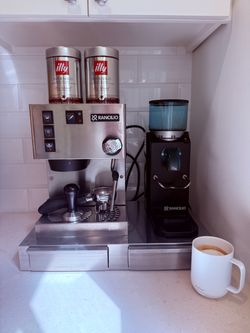 Rancilio Espresso Machine and Grinder