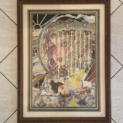 Melanie Taylor Kent Carousel Fantasia 1980 Signed Serigraph American Ed 109/200
