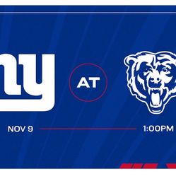 Bears vs Giants - Nov 9