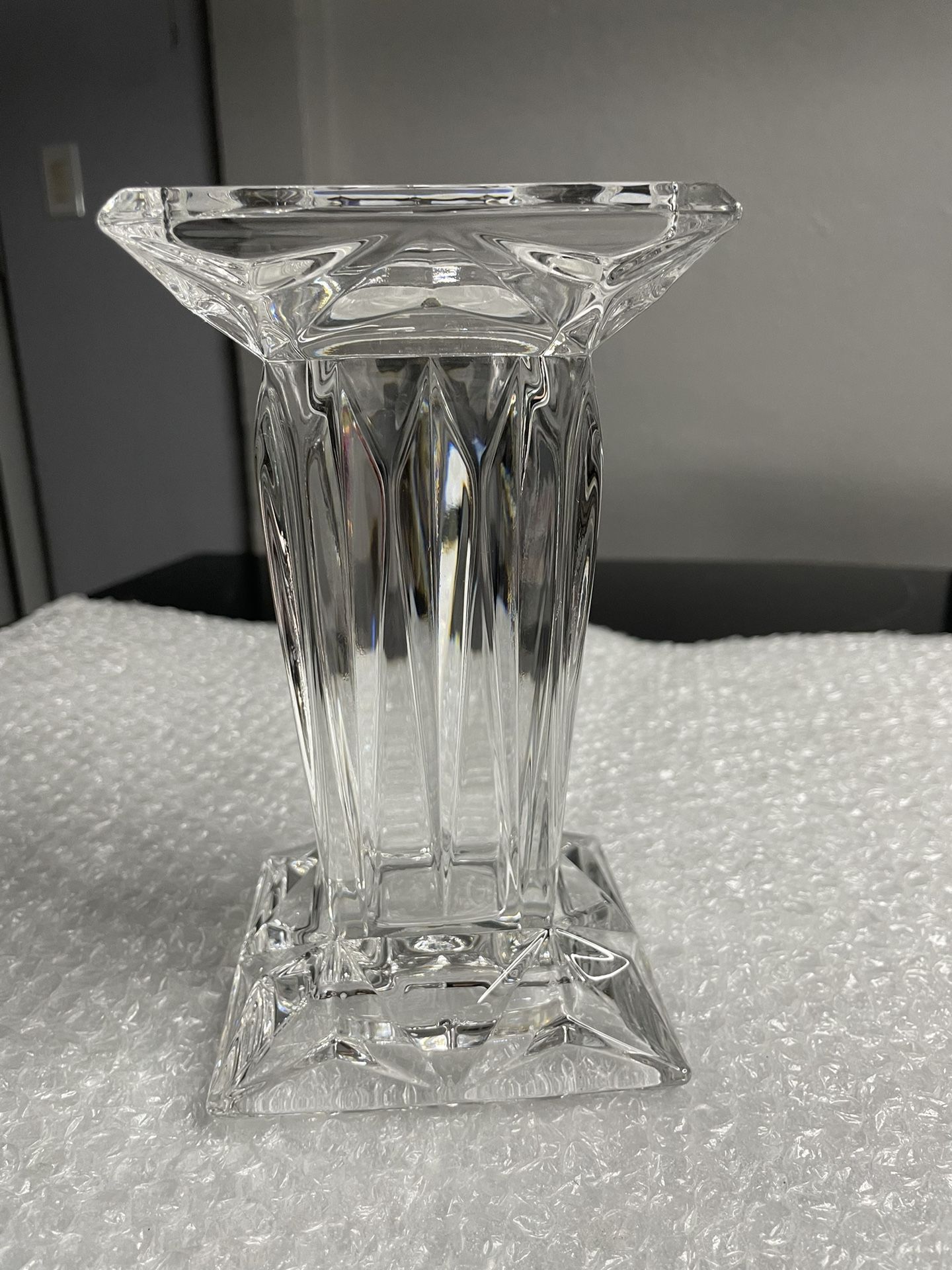 PartyLite Quad Prism Pedestal Candle Holder- Set Of 2