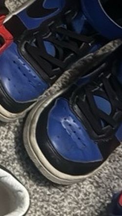 Blue and Black Toddler High Top Right