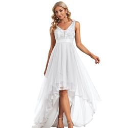 White Sleeveless Dress