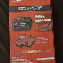 *Price Firm* M18 12.0 Forge Battery and Rapid Charger Milwaukee