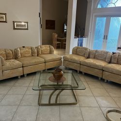 Henredon Folio 500 Custom Upholstered 6-Piece Sectional Sofa