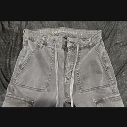 American Eagle Women's Grey Trousers