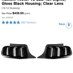 2010-2012 Mustang Tail Lights 