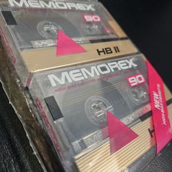 Memorex HBII High Bias Casette 90 Minute Tapes