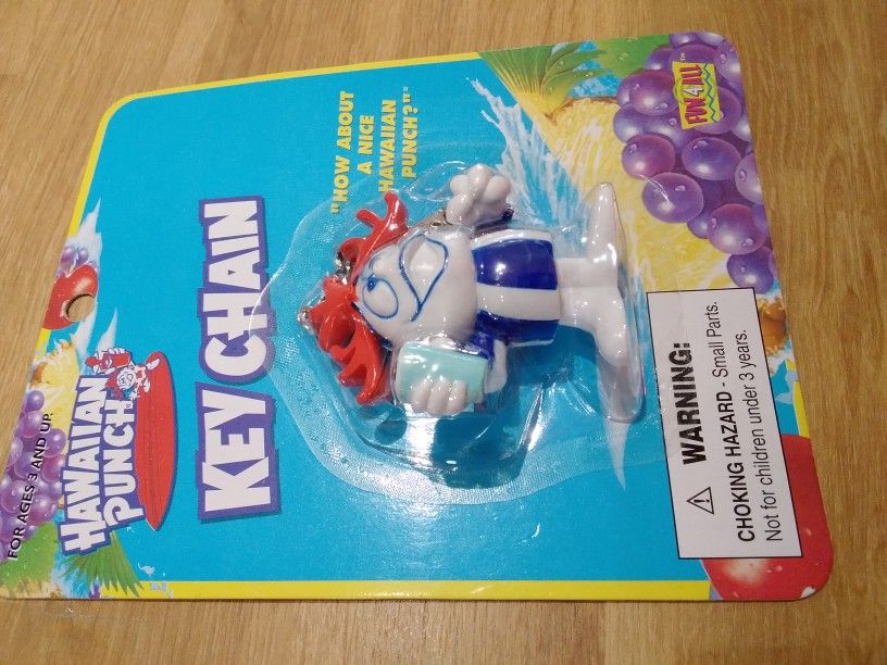 Vintage 1990s Hawaiian Punch Keychain