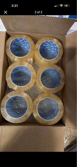 Clear carton sealing tape  24 rolls