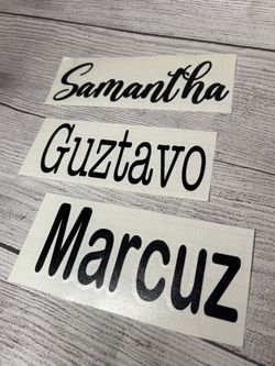 Custom Decals-permanent Vinyl-durable!