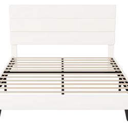 Queen Size White Bed frame