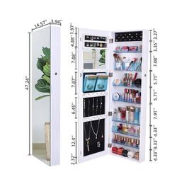 Full Mirror Acrylic  Storage cabinet