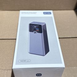 Laptop Power Bank, 20000mAh 3-Ports Portable Charger with 140W Fast Charging, Smart Display, for Outdoor, Compatible with iPhone 16/15/14 Series, Sams