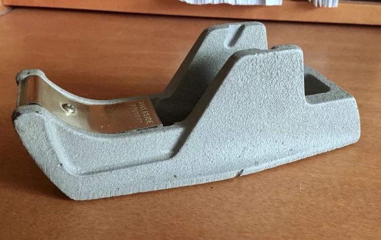 Antique Vintage Riverside Foundry Cast Iron Tape Dispenser