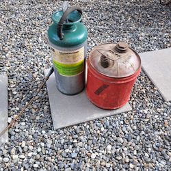 Free Metal Sprayer and Container. 