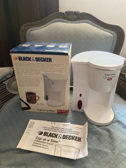 Vintage black and decker one cup coffee maker