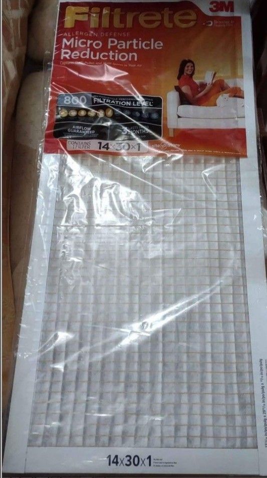 Filtrete 14x30x1 Air Filter, MPR 800 MERV 10, Micro Particle Reduction, 1 Filter