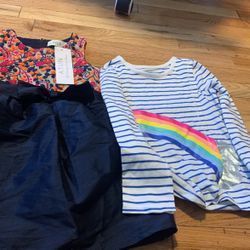 New girls dress size 5-6 and shirt size 5 lot