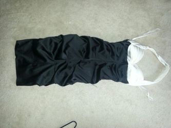Black & white formal dress