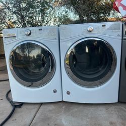 Whirlpool washer and electric dryer