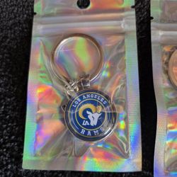LOS ANGELES RAMS KEYCHAIN 3.00!!